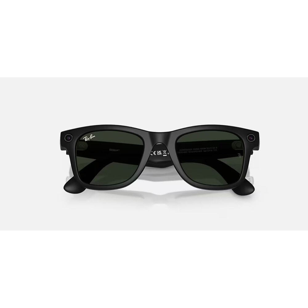 Ray Ban Meta Wayfarer Smart Glasses Green Lens 4006 Shiny Black/Green 50-22-150